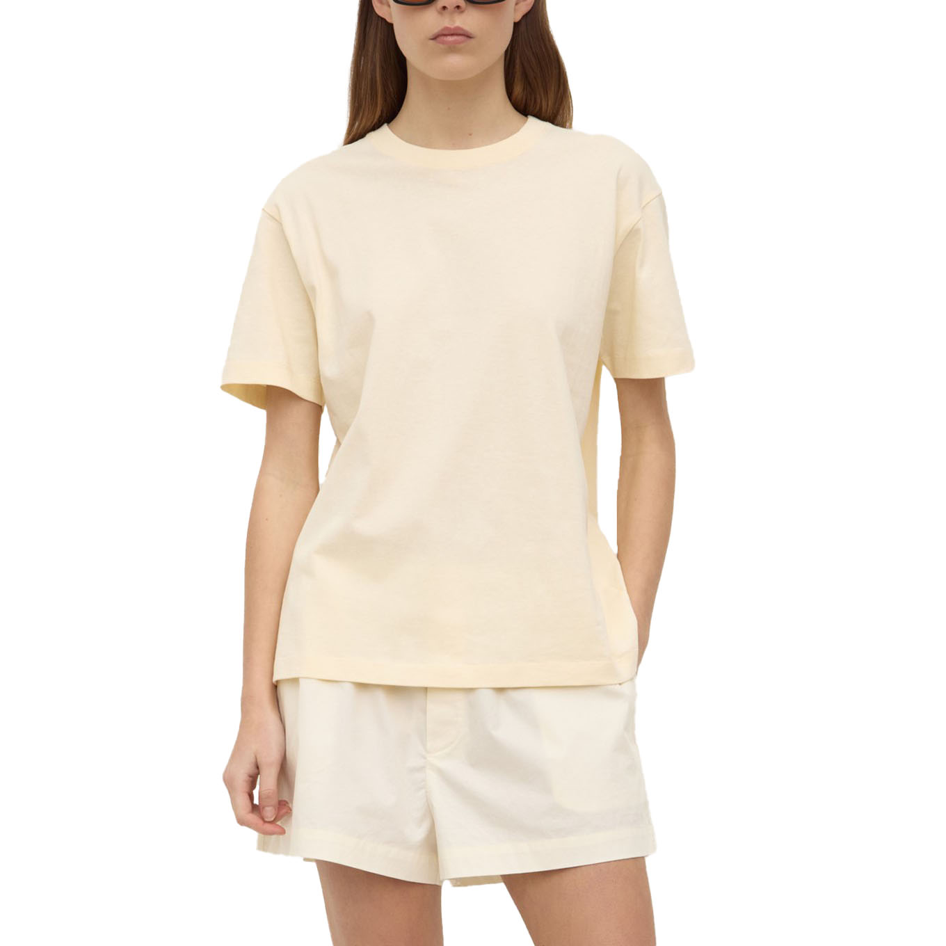 Assembly Label Womens Organic Base Tee Butter