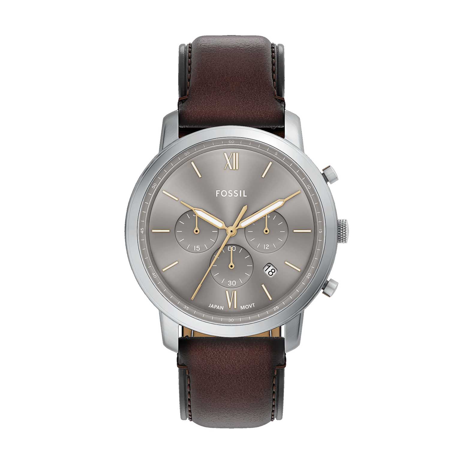 Fossil Neutra Chronograph Brown Leather Watch FS6129