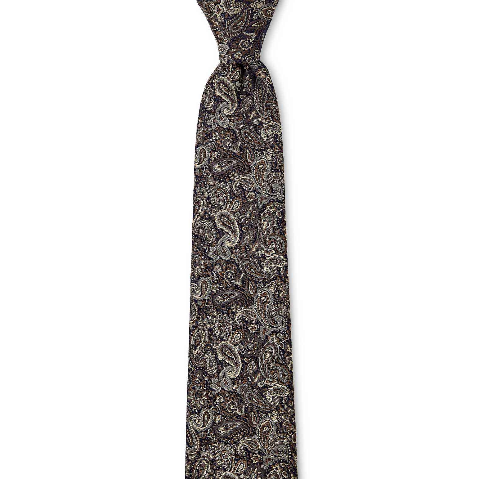 Cambridge Tonal Paisley 7.5cm Tie