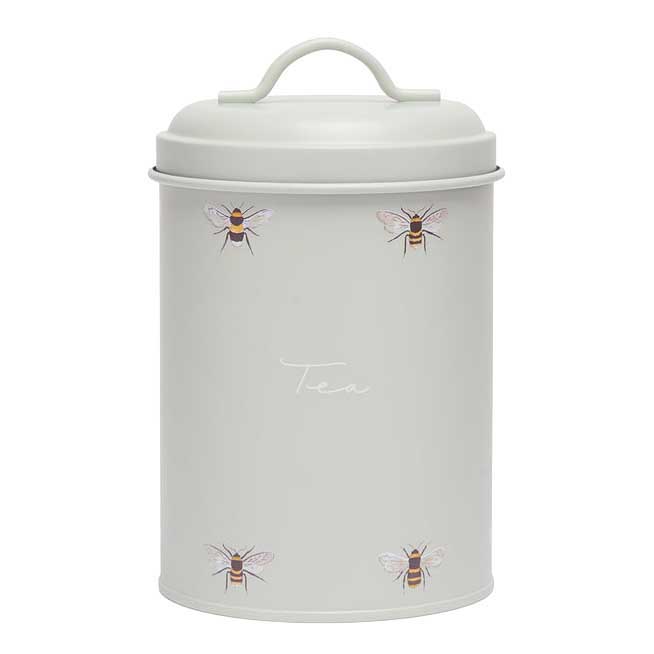 Sophie Allport Storage Tin - Tea - Bees - Green