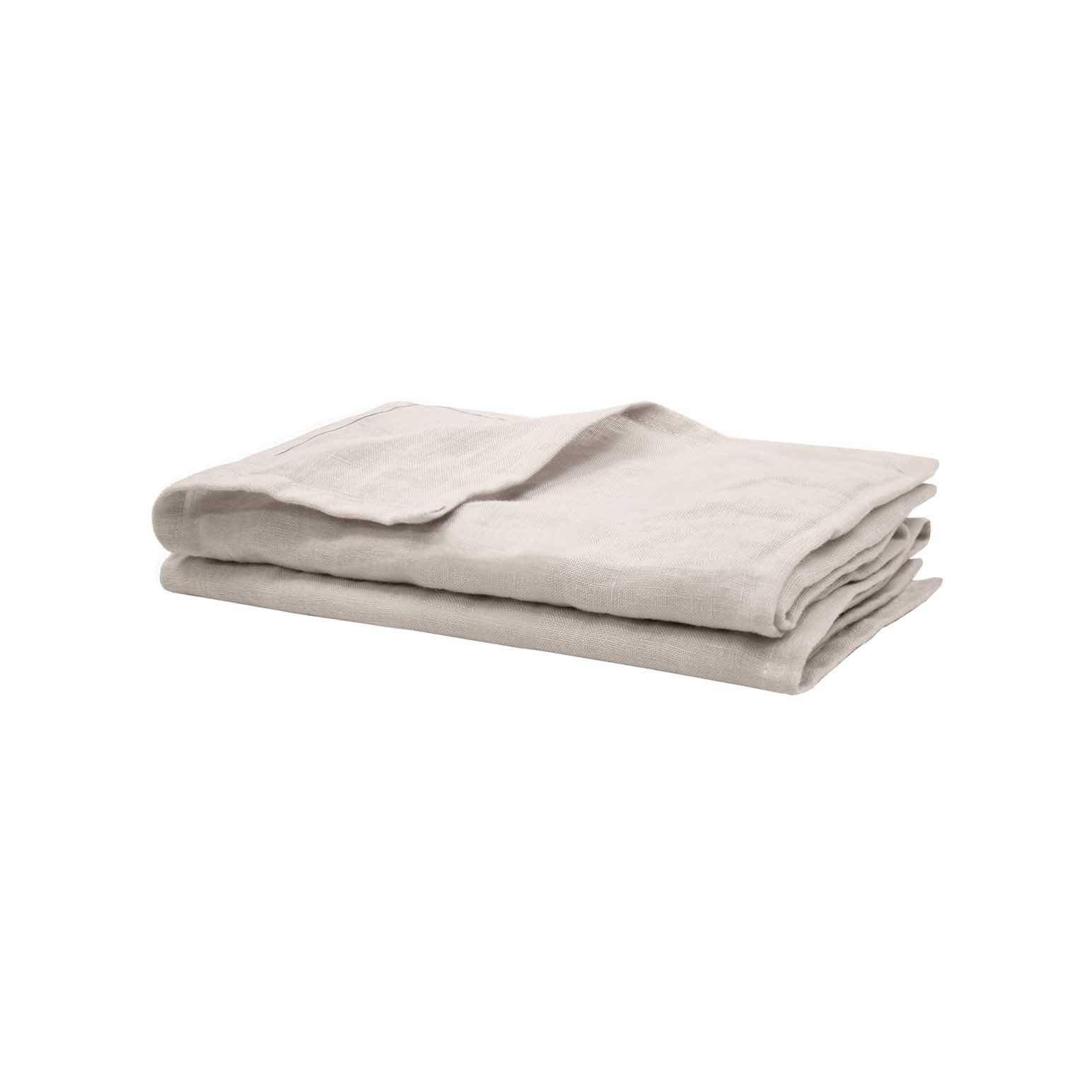Bambury Linen 2Pc Napkin Set 45x45cm Pebble