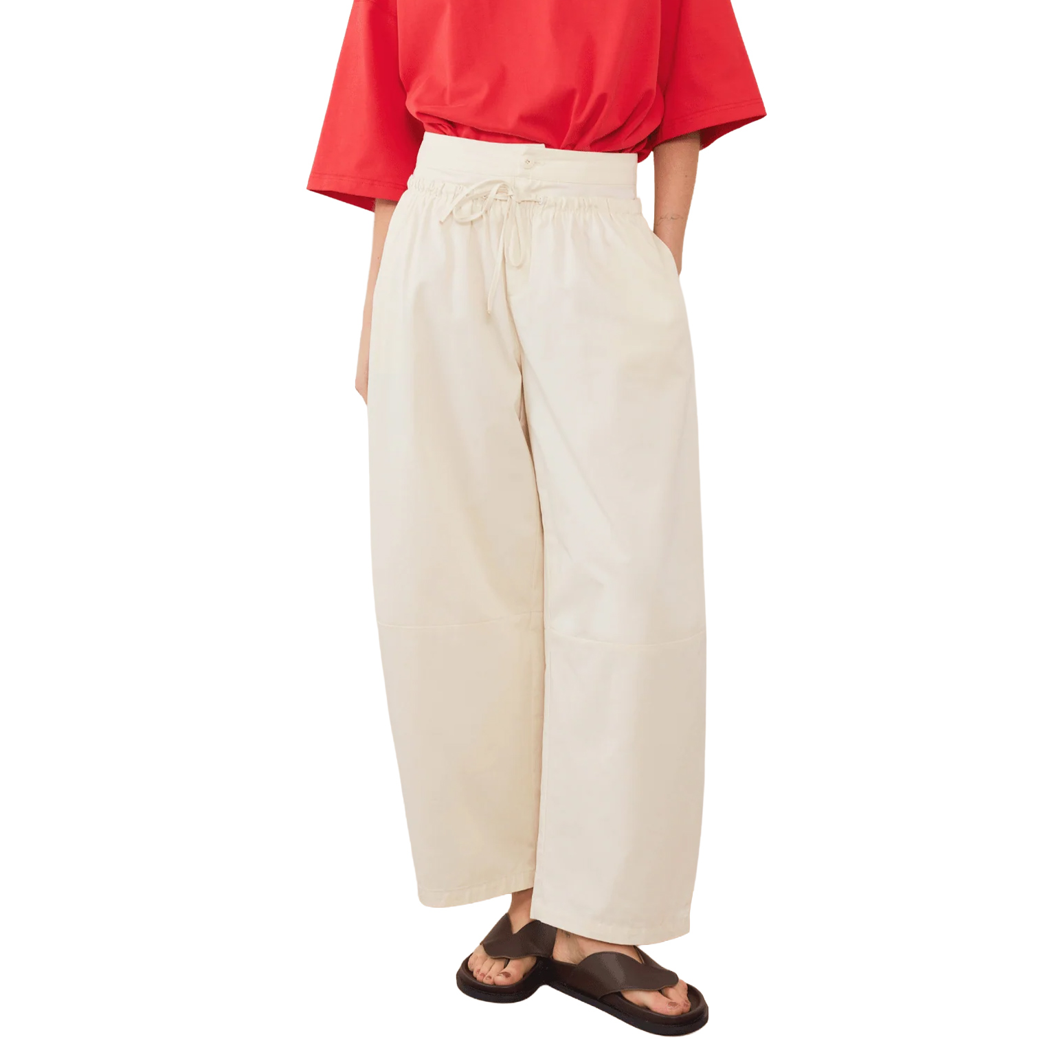 COMMONPLACE ESSENTIALS Boundary Double Layer Barrel Pant
