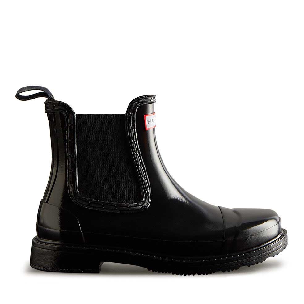 Hunter Chelsea Commando Gloss Boot