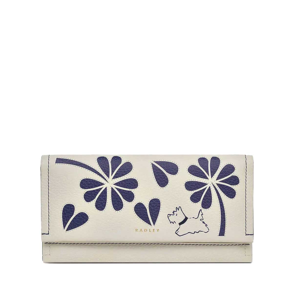 Radley Cut Out Floral Large Flapover Purse