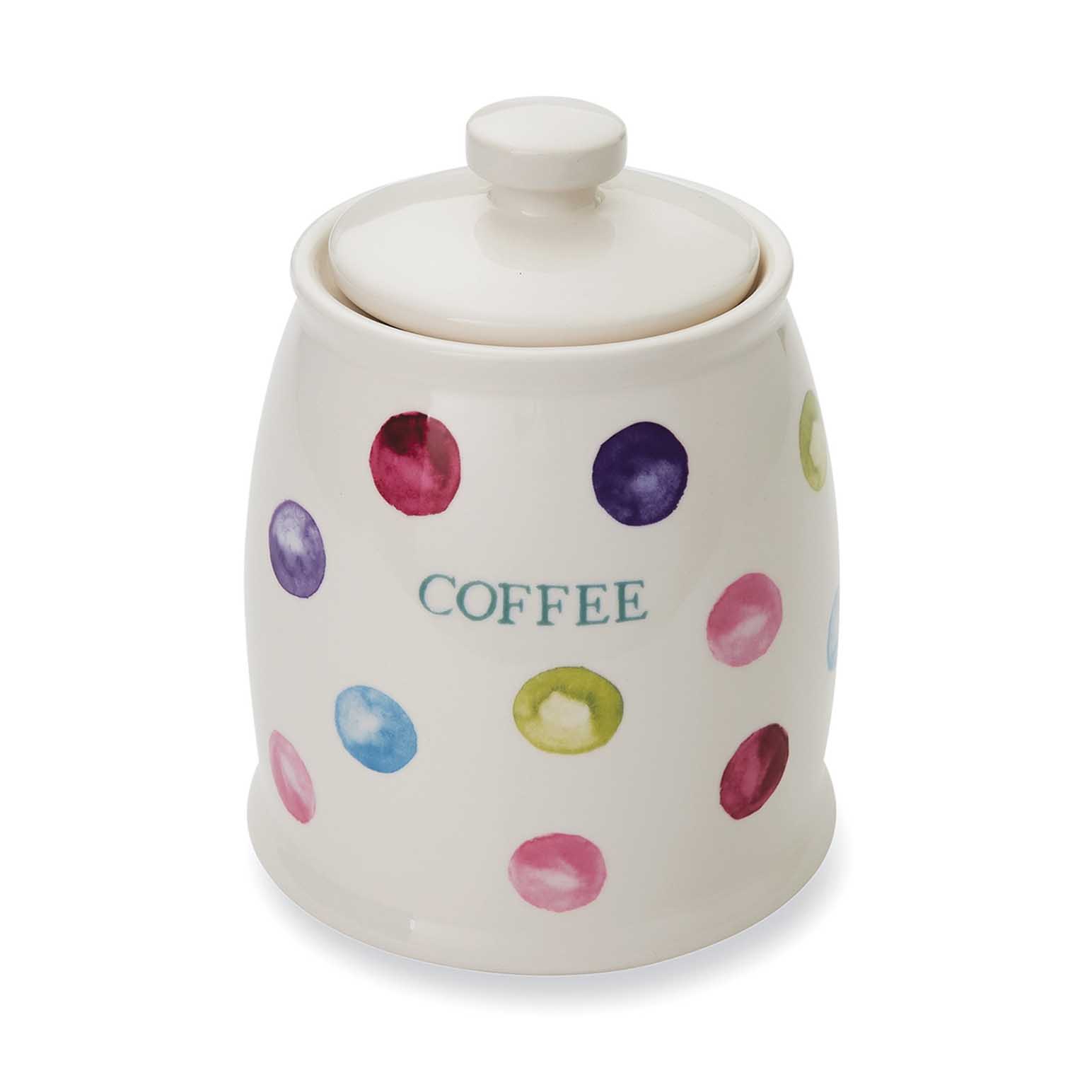 Cooksmart Spotty Dotty Ceramic Coffee Canister