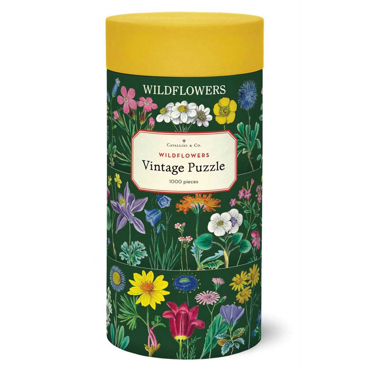 Cavallini Wildflowers 2 1000 Piece Vintage Puzzle