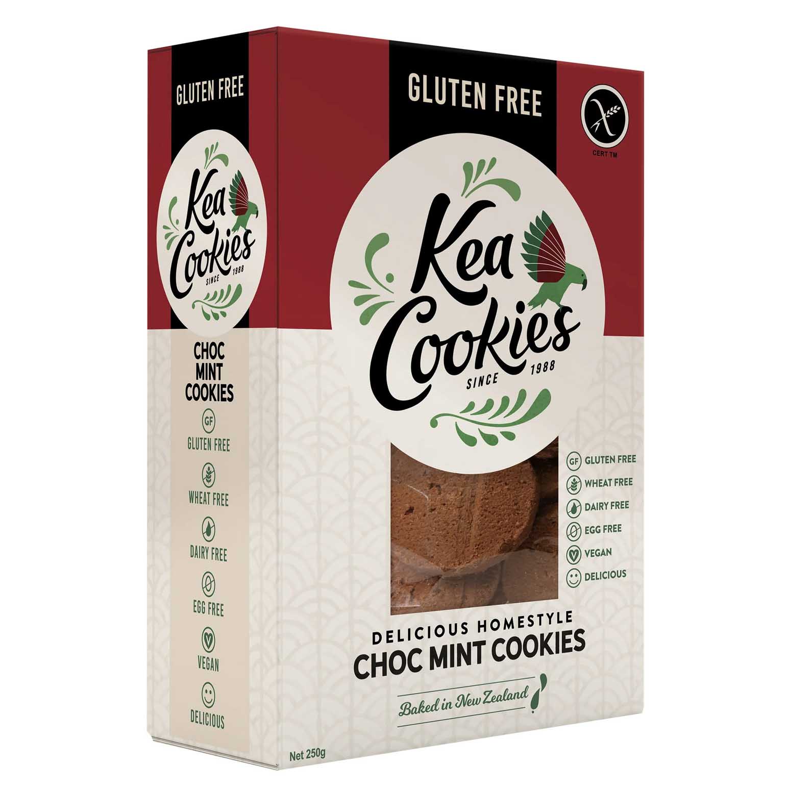 Kea Cookies Choc Mint Gluten-Free Cookies 250g