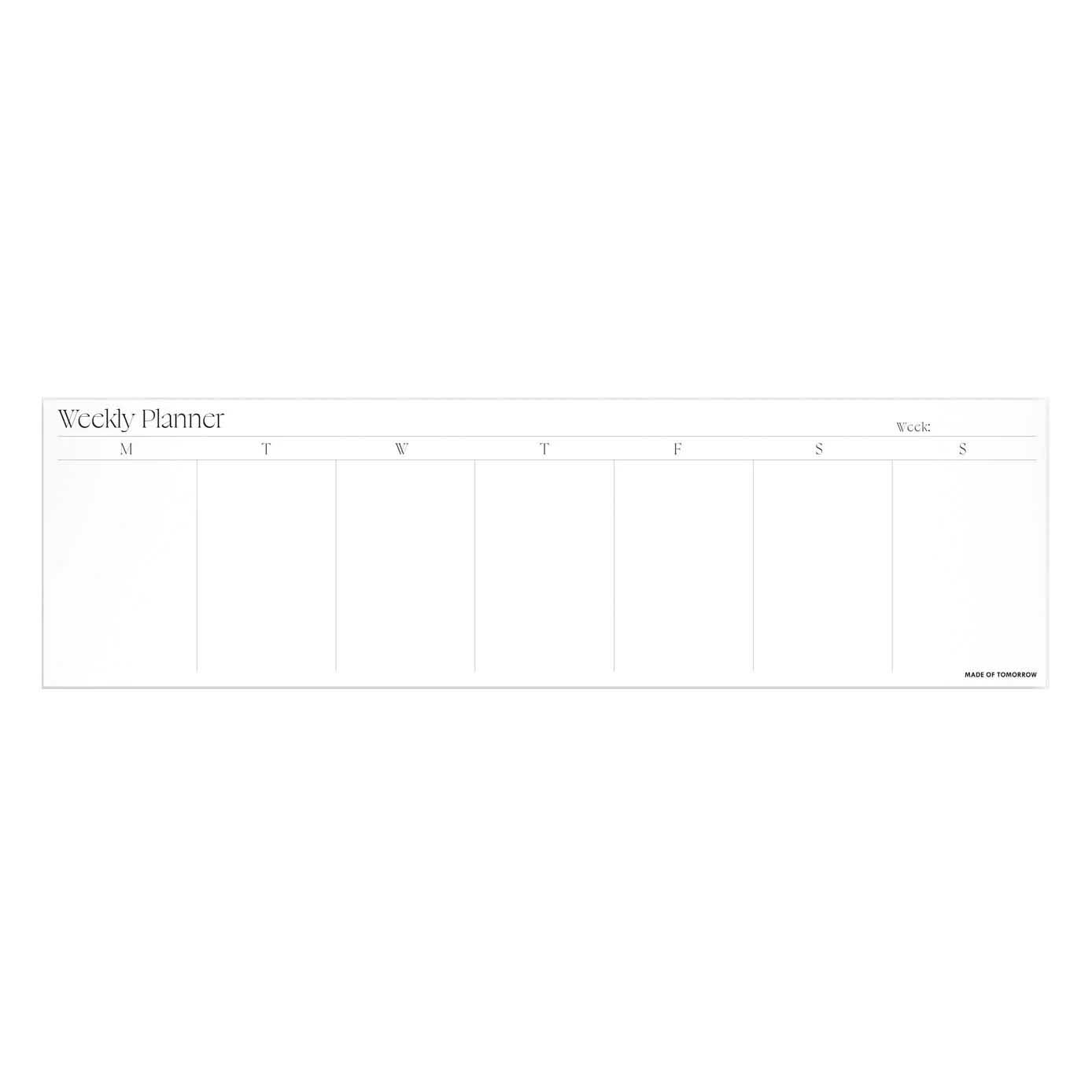 Made of Tomorrow Weekly Planner