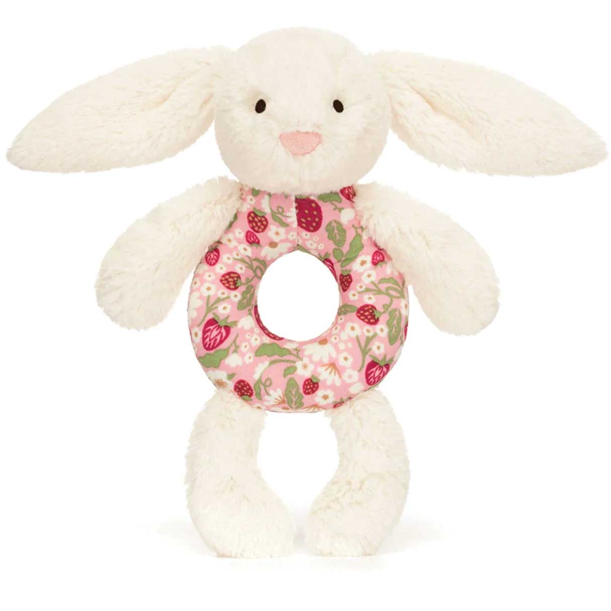 Jellycat Mimi Strawberry Ring Rattle