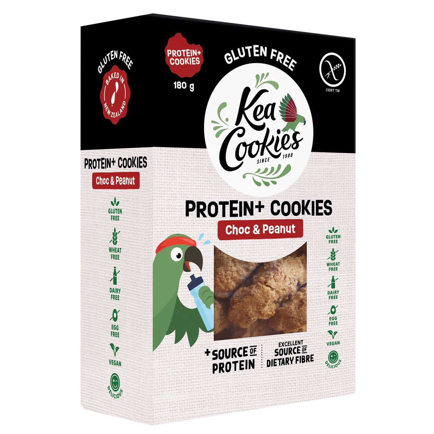 Kea Cookies Protein+ Choc & Peanut Gluten-Free Cookies 180g