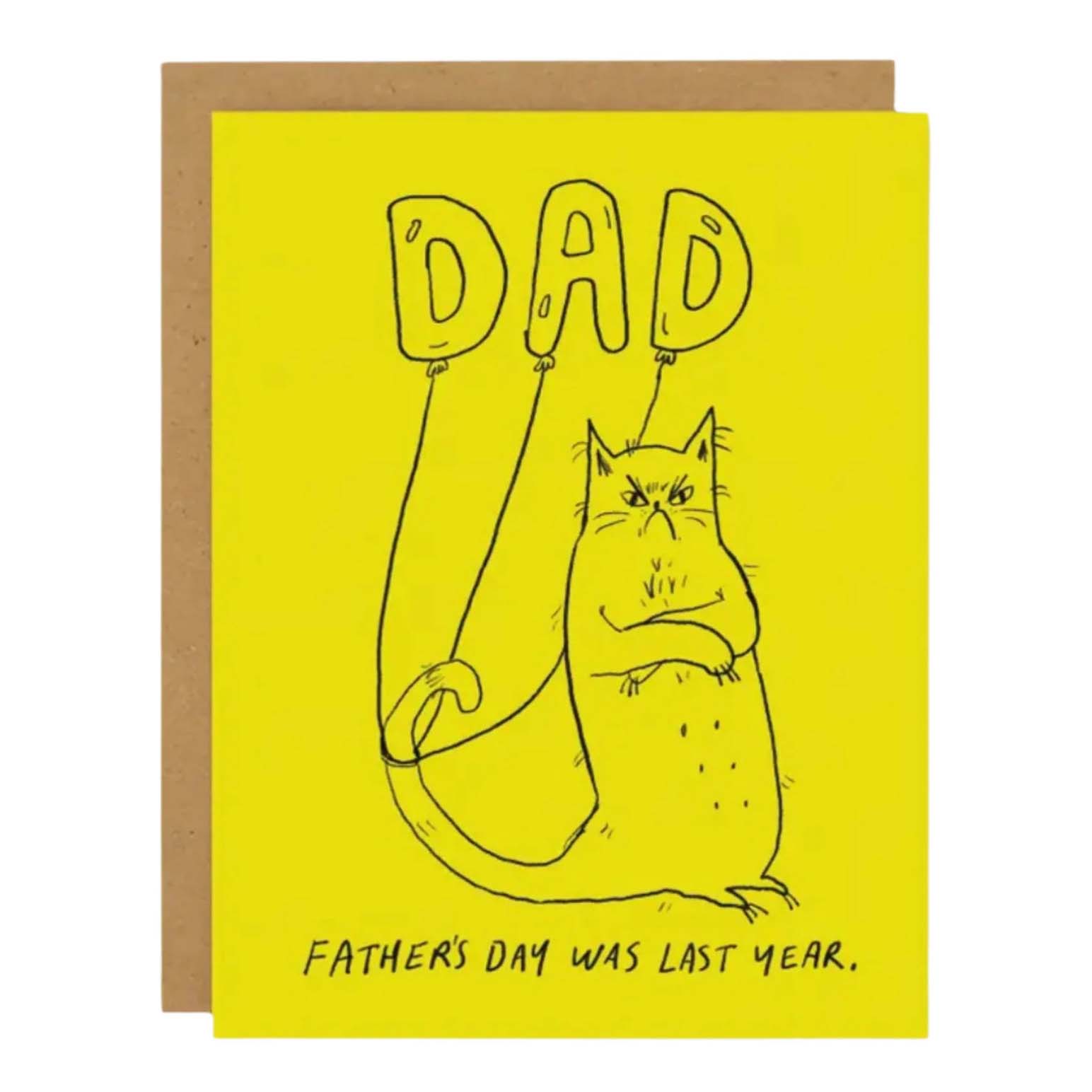 Card-Father's Day Was Last Year