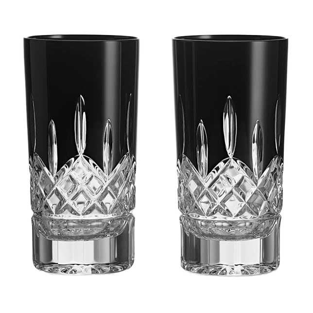 Waterford Lismore Black Highball 340ml Set of 2