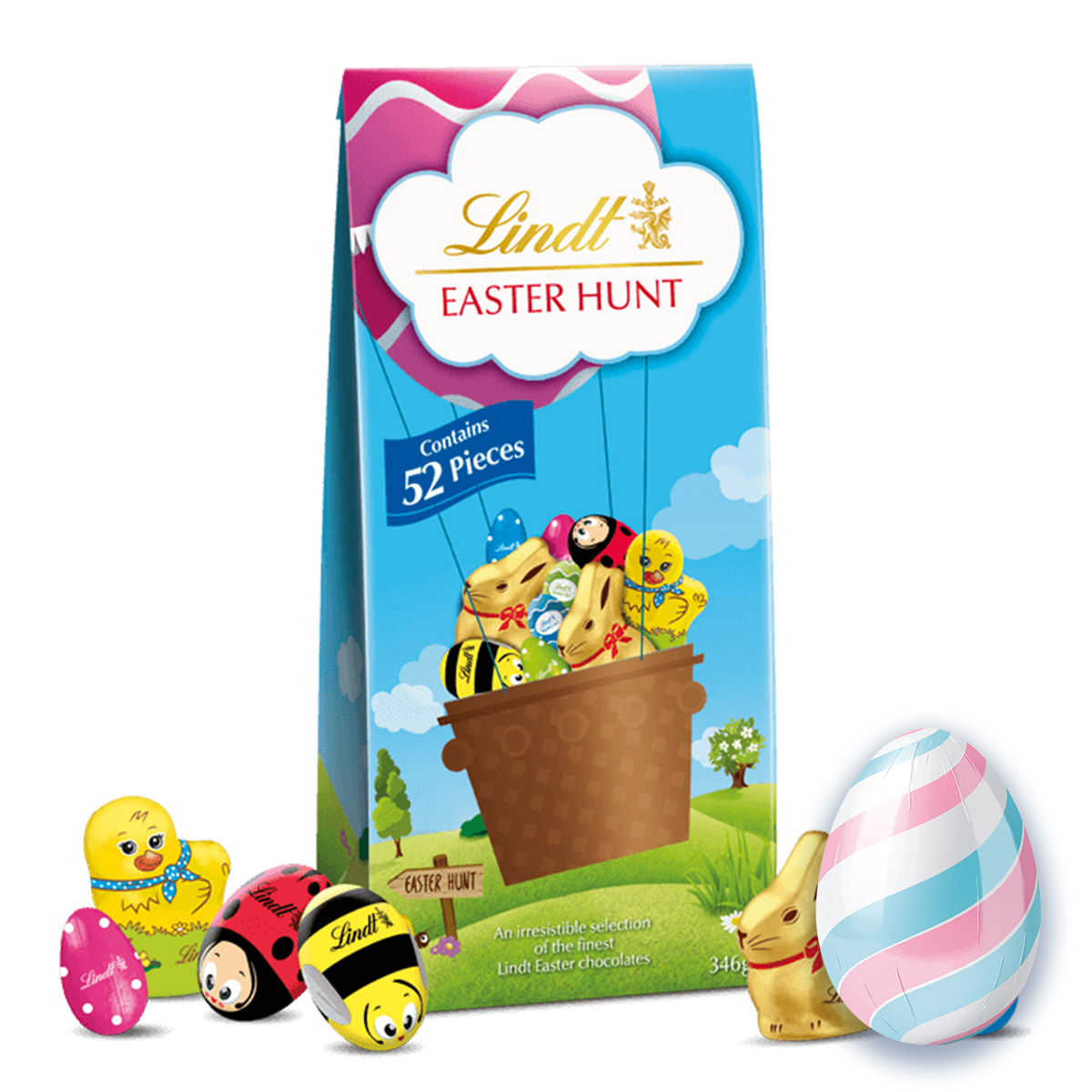 Lindt Easter Egg Hunt Pouch Bag 346g