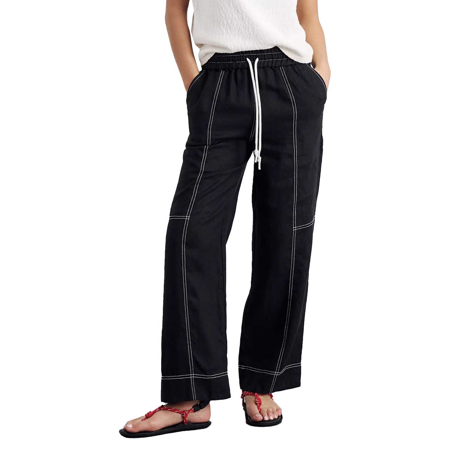 JAG Sabine Linen Relaxed Leg Pant