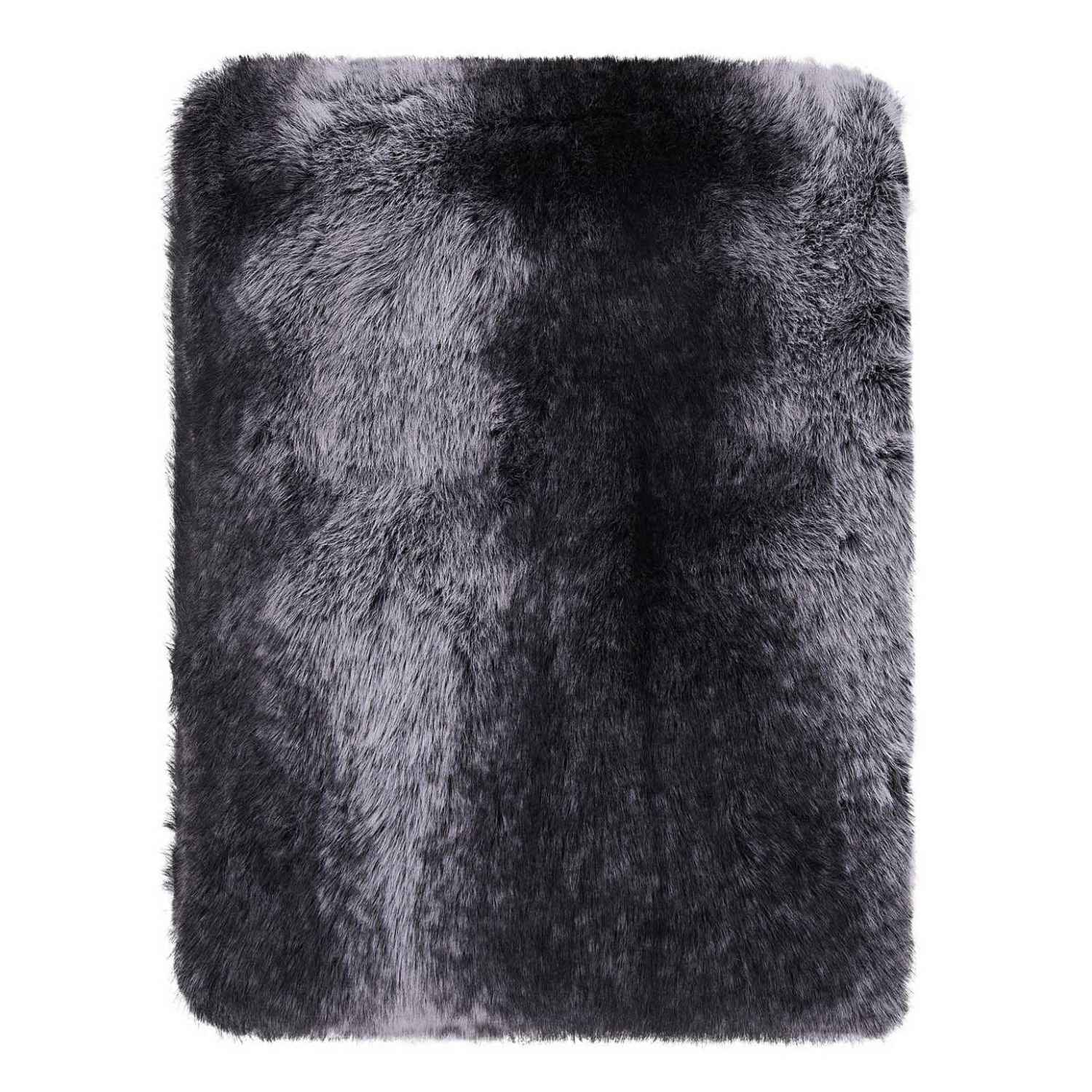 Top Drawer Silver Fox Throw 500Gsm Longpile Fur - 150x200cm