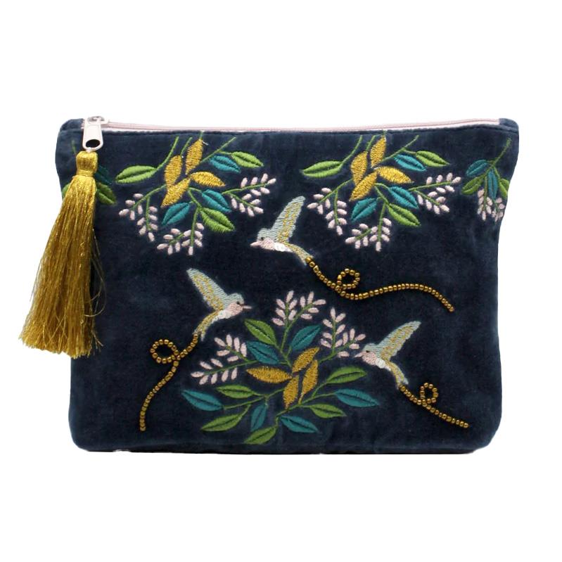House Of Disaster Secret Garden Bird Make Up Bag