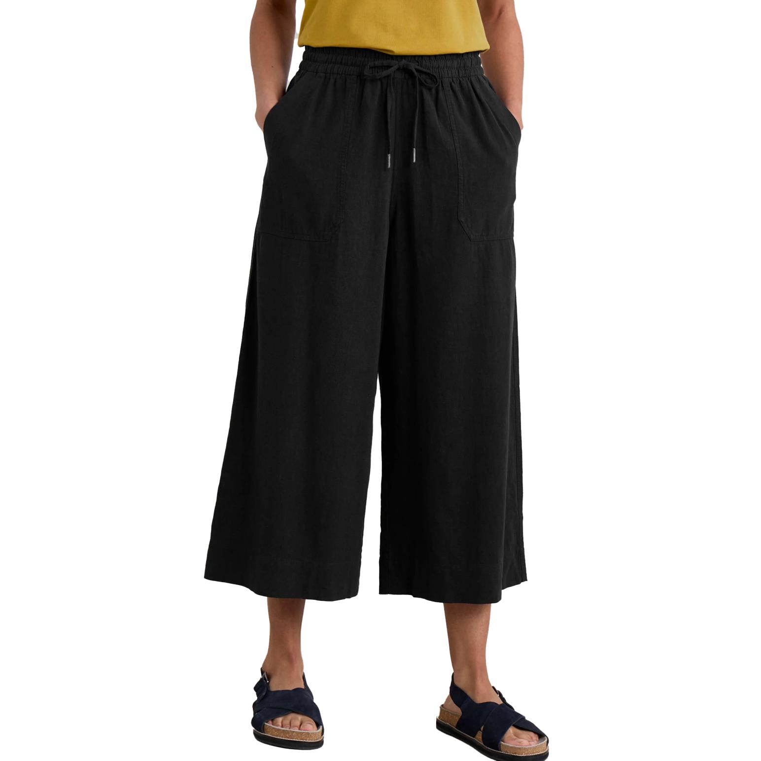 Seasalt Cornwall Sea Heart Culottes Onyx