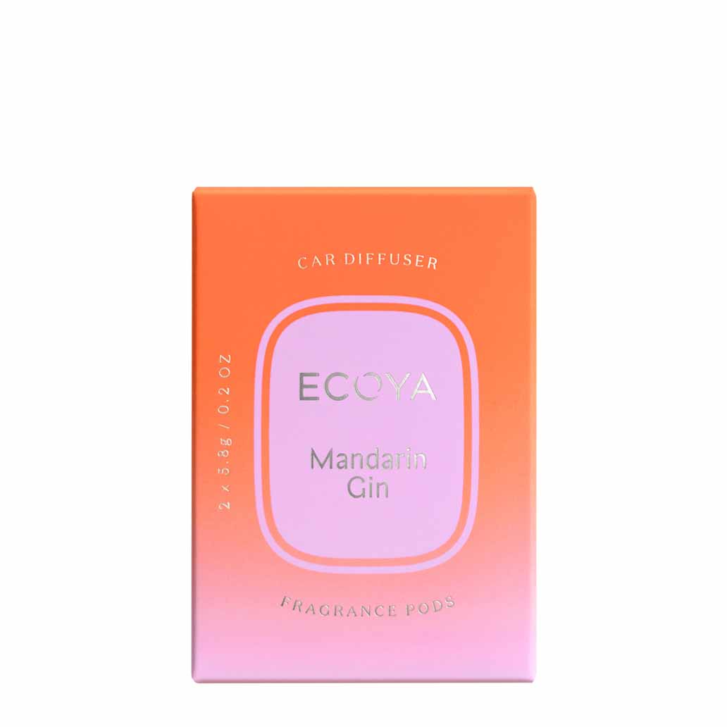 ECOYA Mandarin Gin Car Diffuser Fragrance Pods