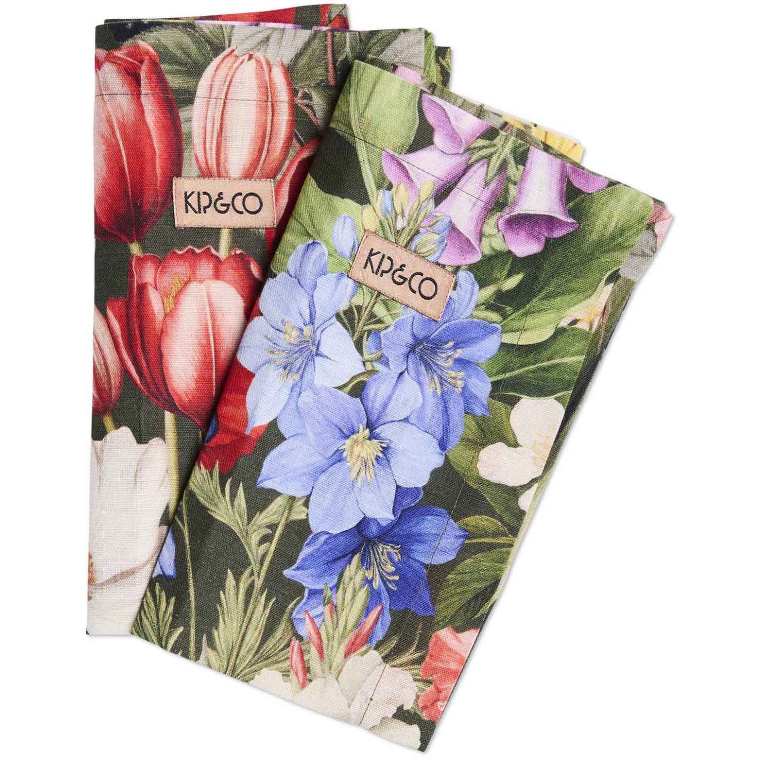 Kip&Co Cottage Garden Eden 4P Napkin Set