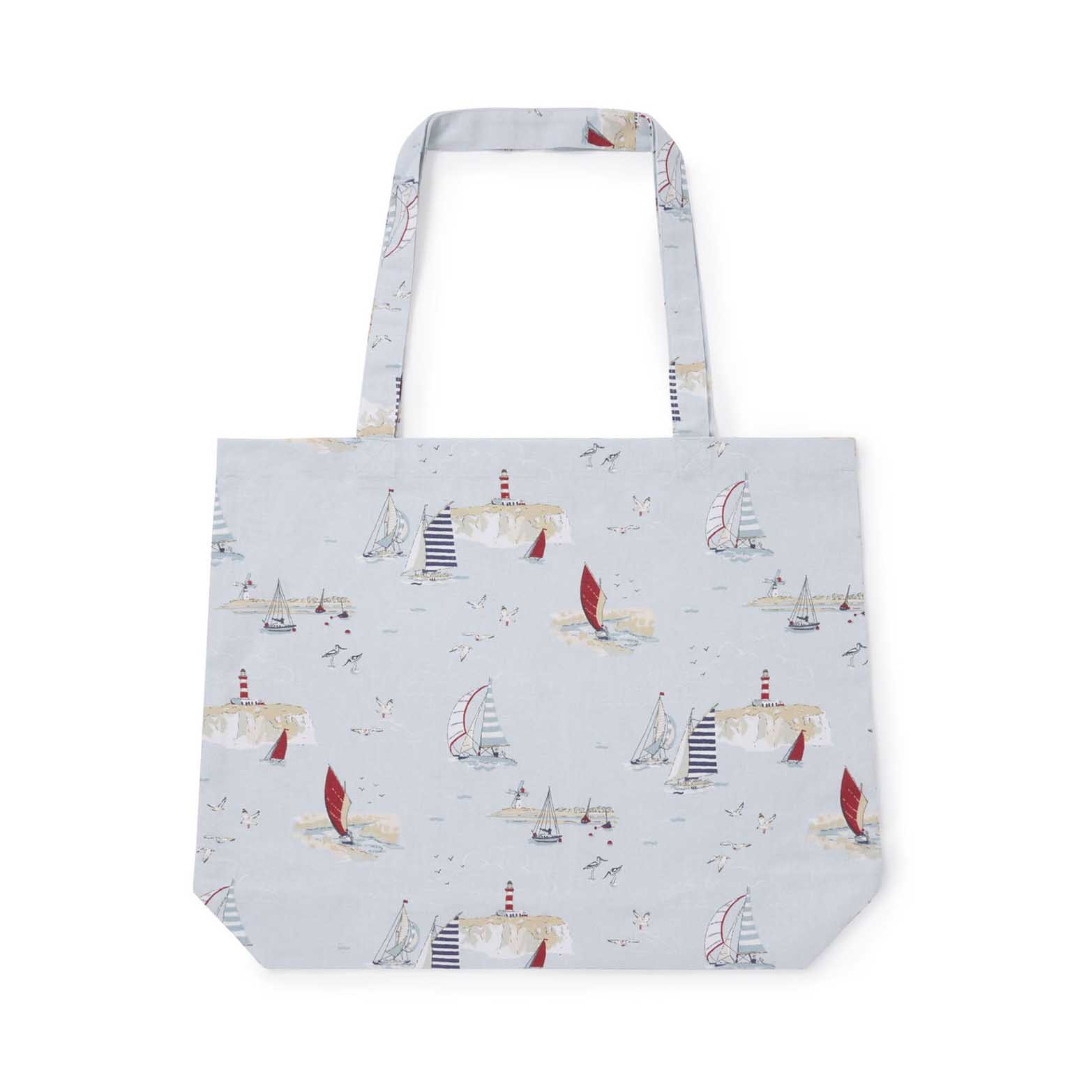Sophie Allport Tote Bag Cotton Coastal Boats