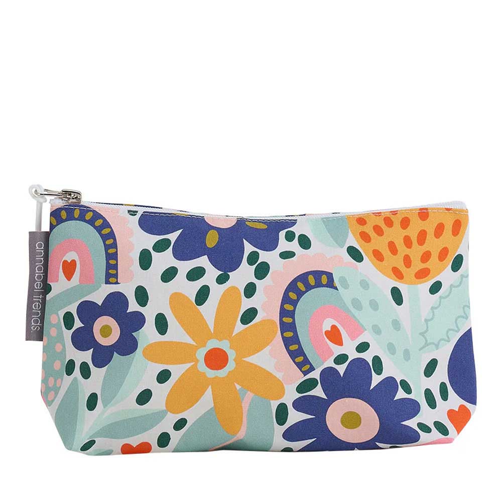 Annabel Trends Cotton Cosmetic Bag Small - Garden Love