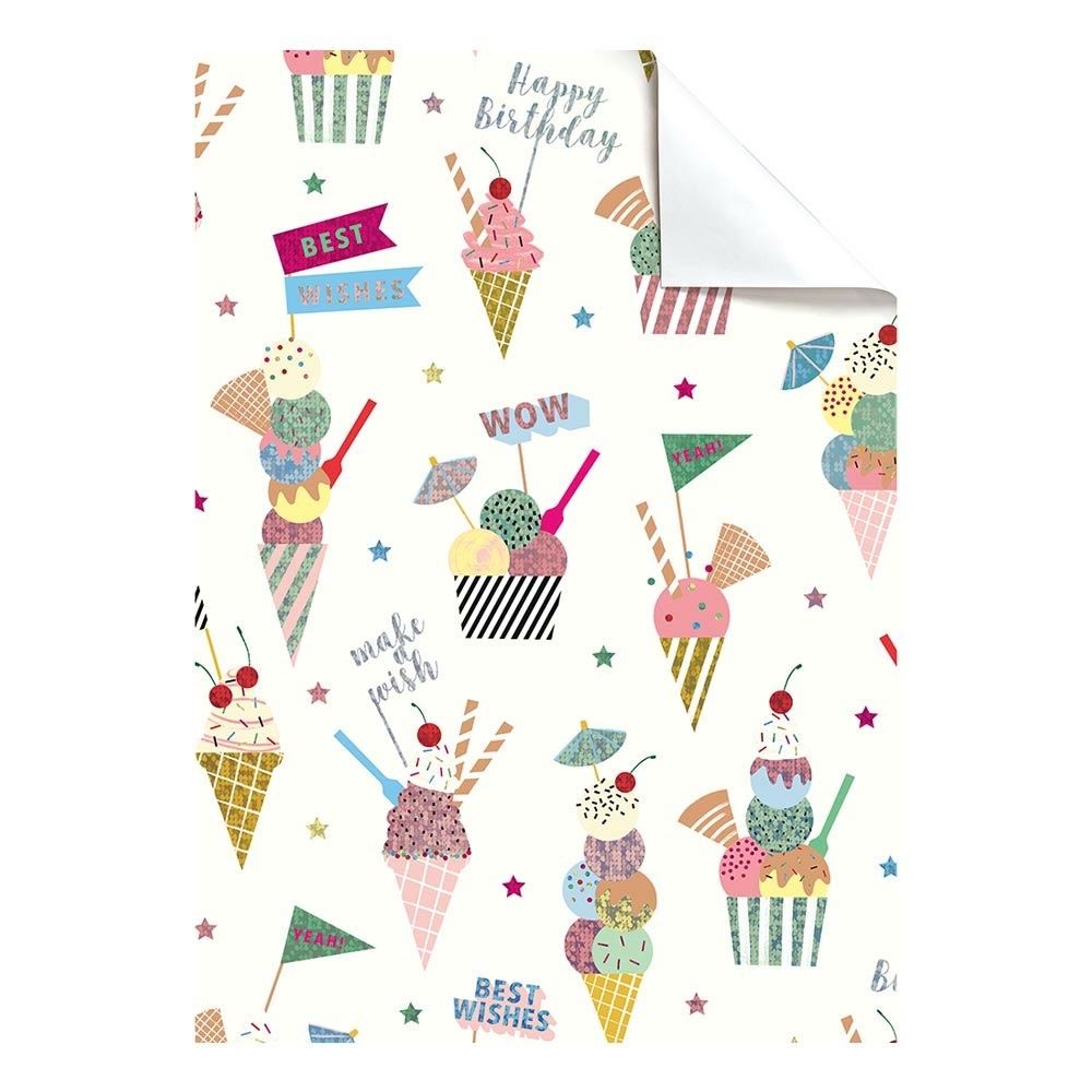 Gelato White Sheet Wrap 50 x 70cm