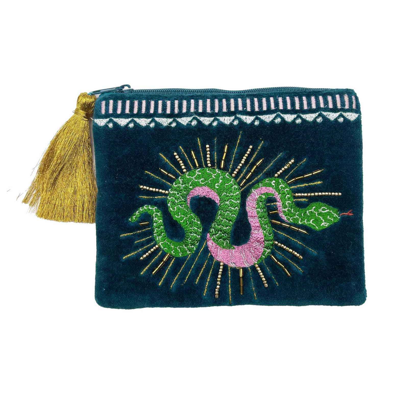 House Of Disaster Inked Snake Pouch
