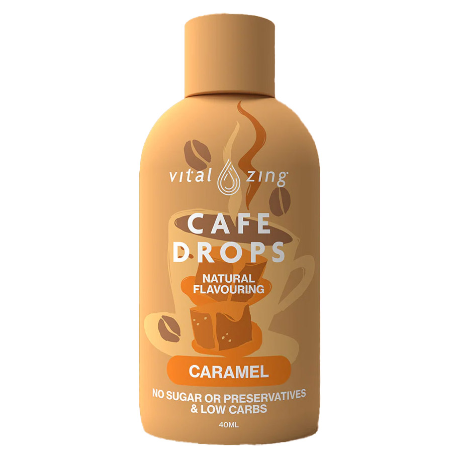 Vital Zing Caf&eacute; Drops Caramel 40ml