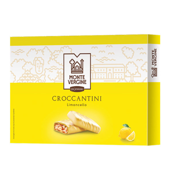 Di Gennaro Croccantini Limoncello White Chocolate Crunchies 250g