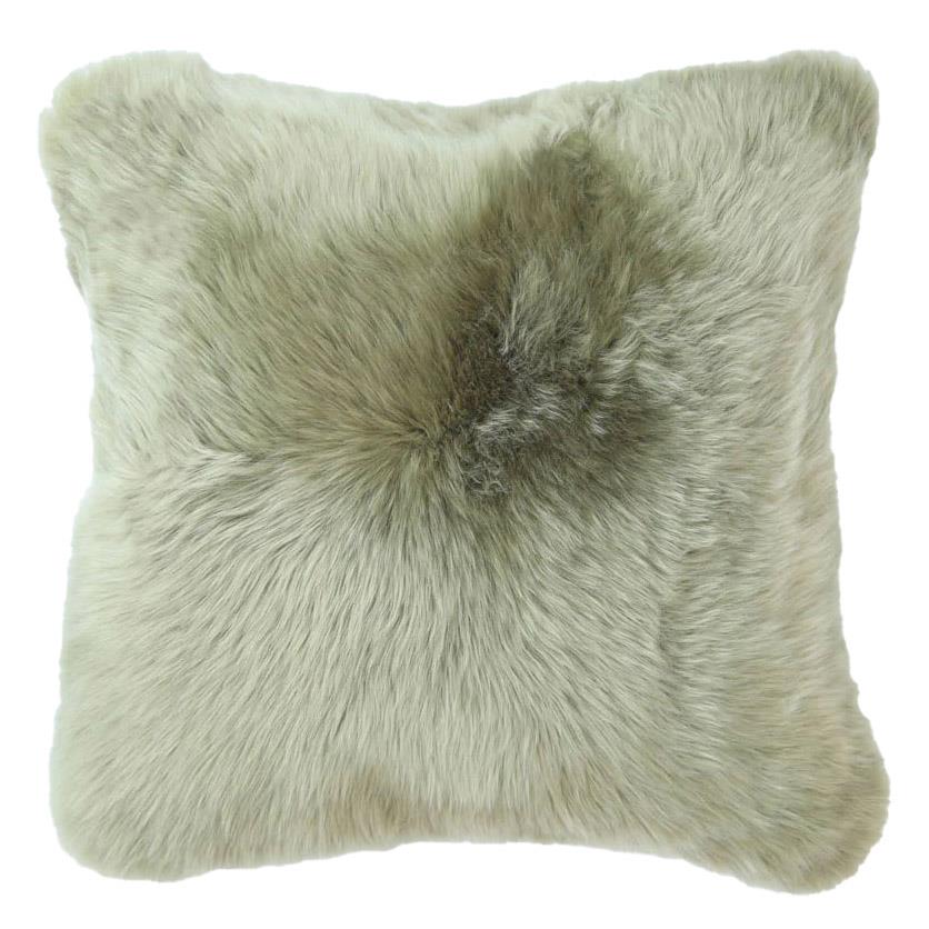 MM Linen NZ Wool Sheepskin Cushion 50x50