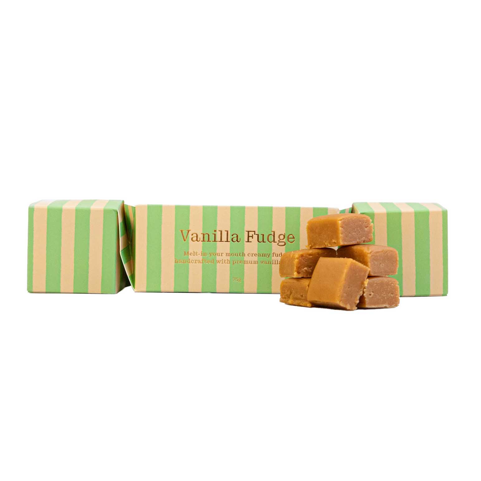 House of Chocolate Vanilla Bean Fudge Christmas Cracker