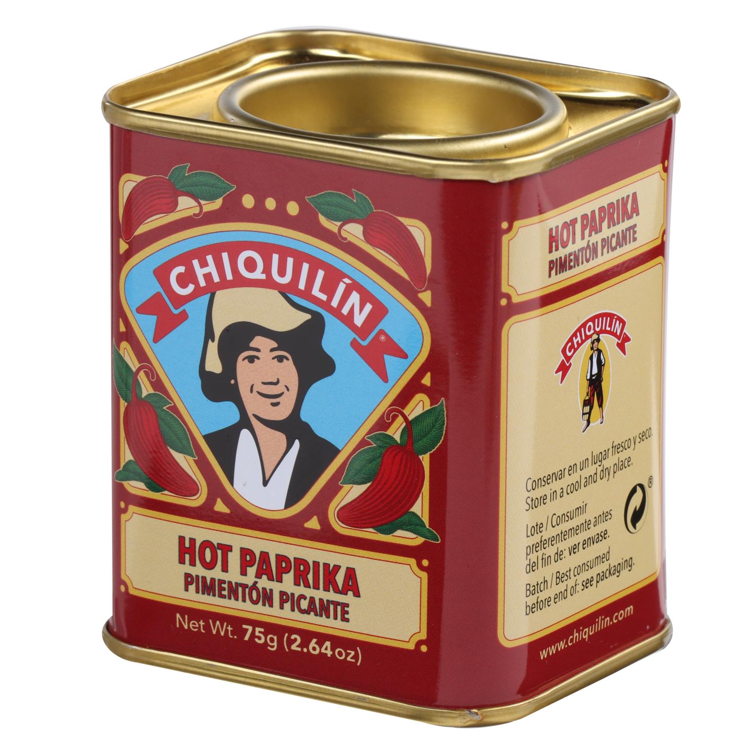 Spice Trader Hot Paprika in Tin 75g