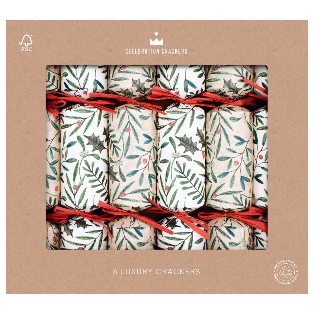 The Paperie Crackers Regency Rustic Foliage (6 Pack)