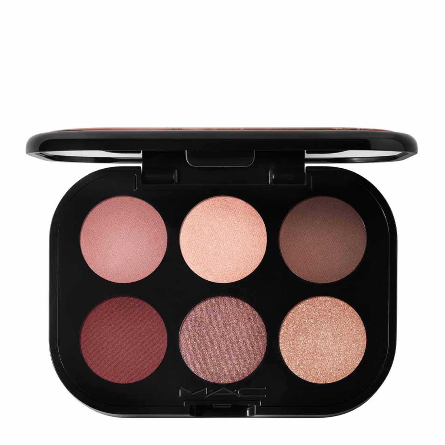 mac connect in colour eye shadow palette embedded in... MAC Connect in Colour Eye Shadow Palette - Embedded in Burgundy ...