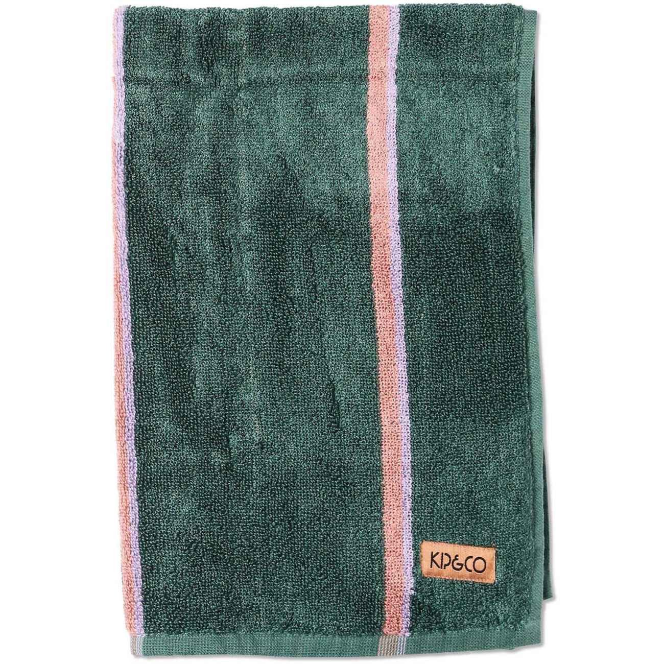 Kip&Co Wakame Crush Stripe Bamboo Terry Hand Towel