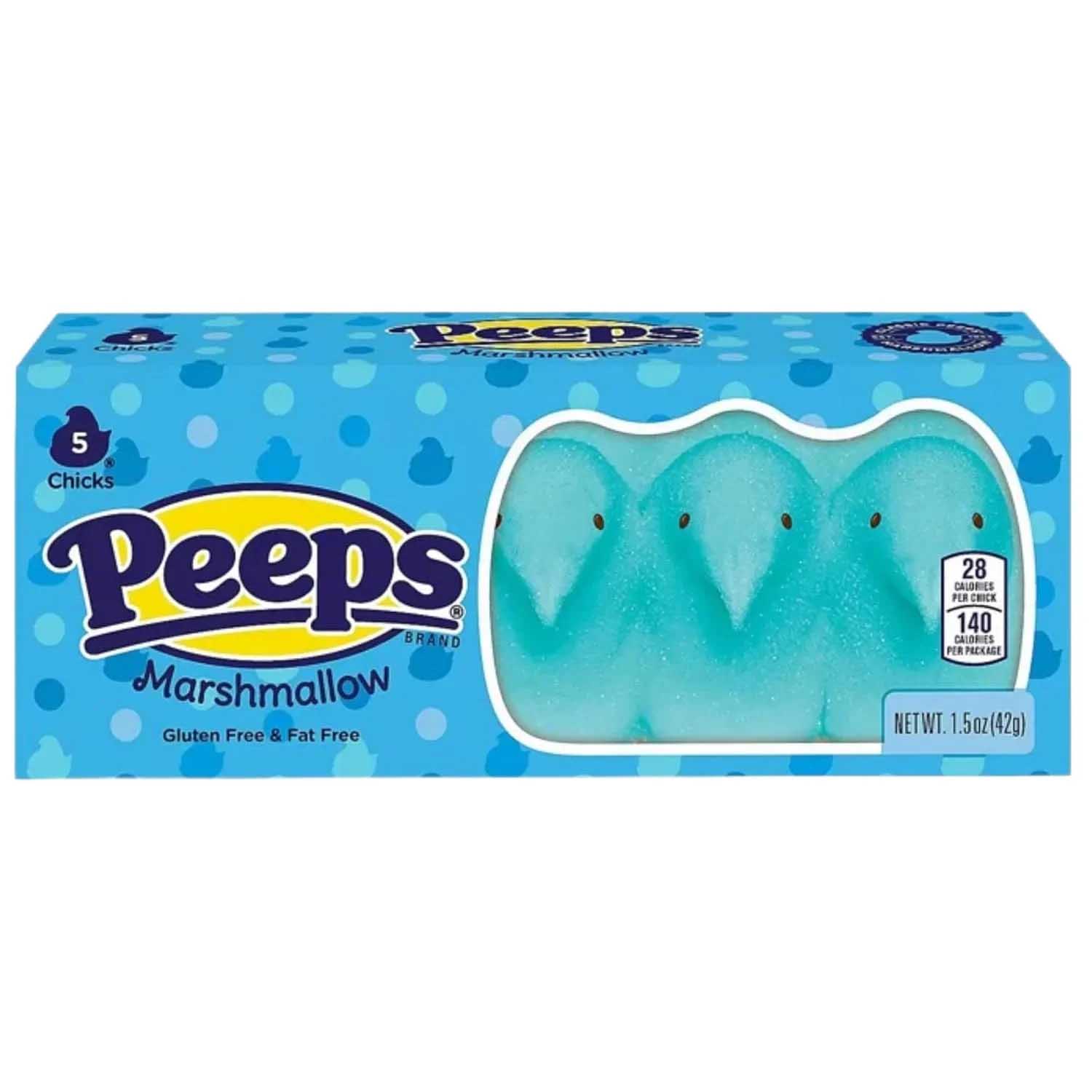 Peeps&reg; 5Pc Blue Marshmallow Chicks