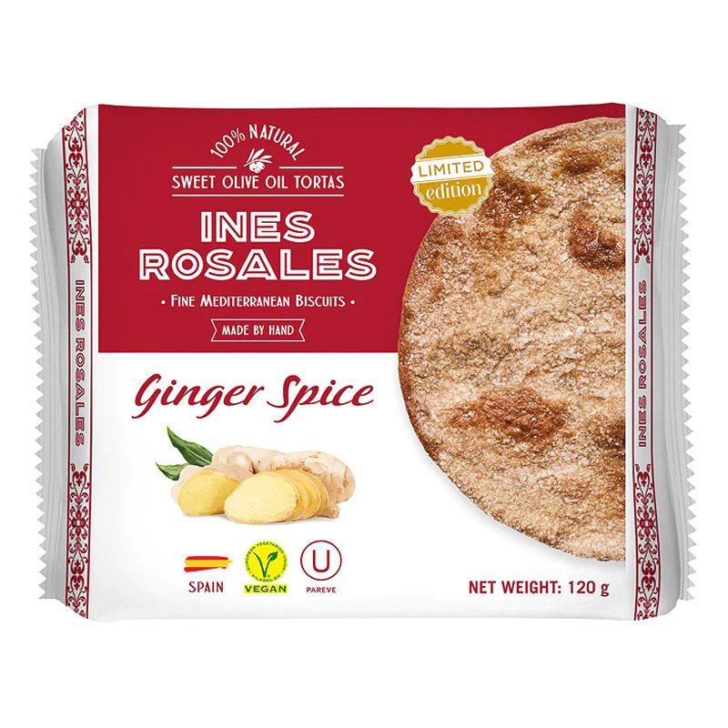 Ines Rosales Ginger Spice Tortas 120g