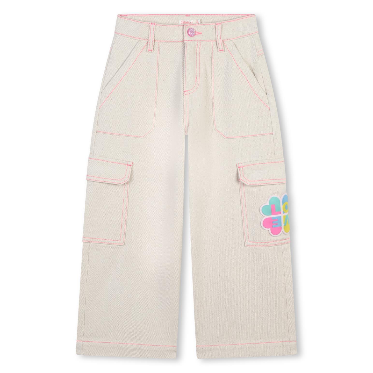 Billieblush Fancy Badge Twill Trouser 5Y - 10Y