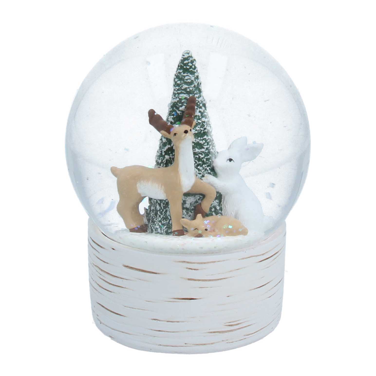 Gisela Graham Woodland Animals/Tree Snow Dome