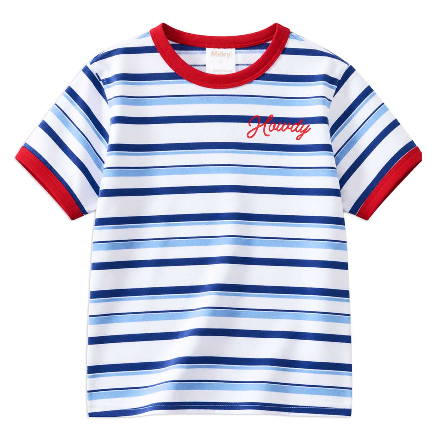 Milky Ranch Stripe Tee 2-7Y