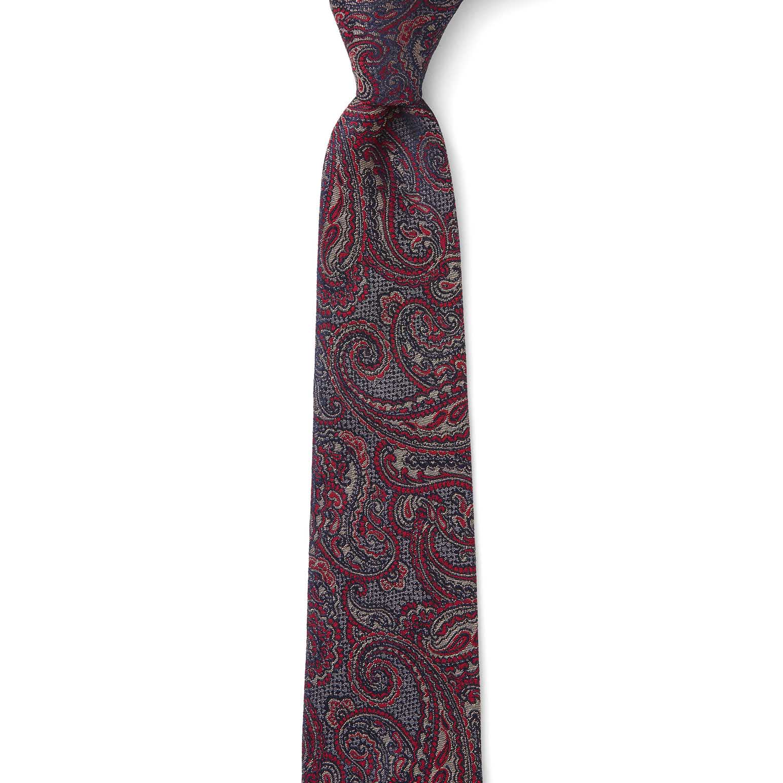 Cambridge Matte Paisley 7.5cm Tie