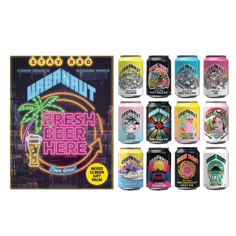 Urbanaut Gift Pack Mixed 12 X 330ml
