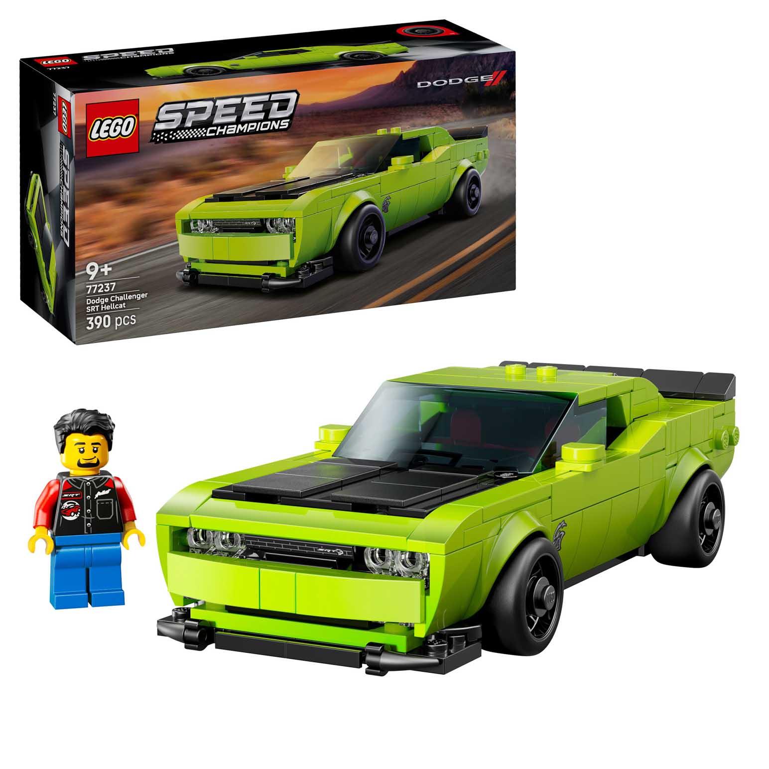 Lego Speed Champions Dodge Challenger Srt Hellcat Sports Car