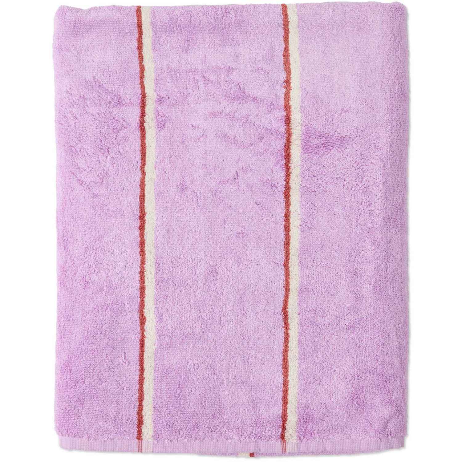 Kip&Co Lavender Field Stripe Bamboo Terry Bath Sheet / Beach Towel