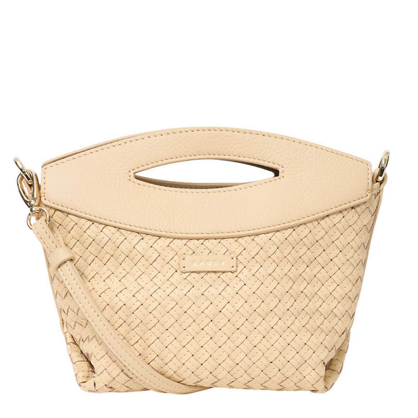 Saben Rocco Crossbody Stitched Weave