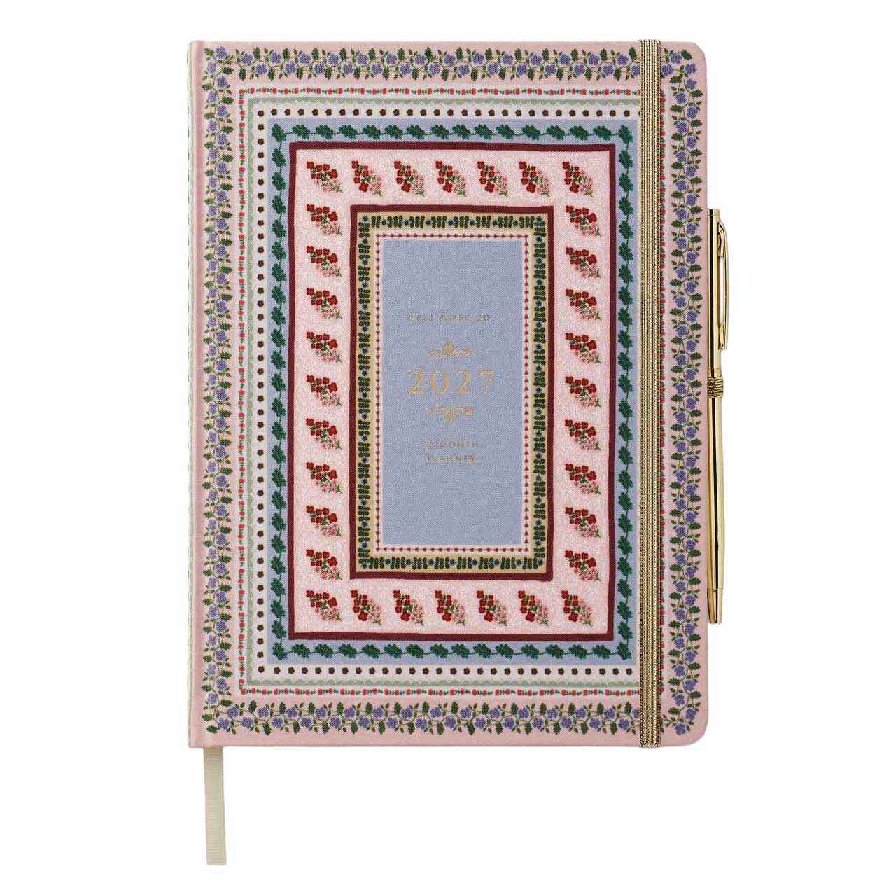 Rifle Paper Co. 2027 12-Month Paisley Hardcover Planner with Pen