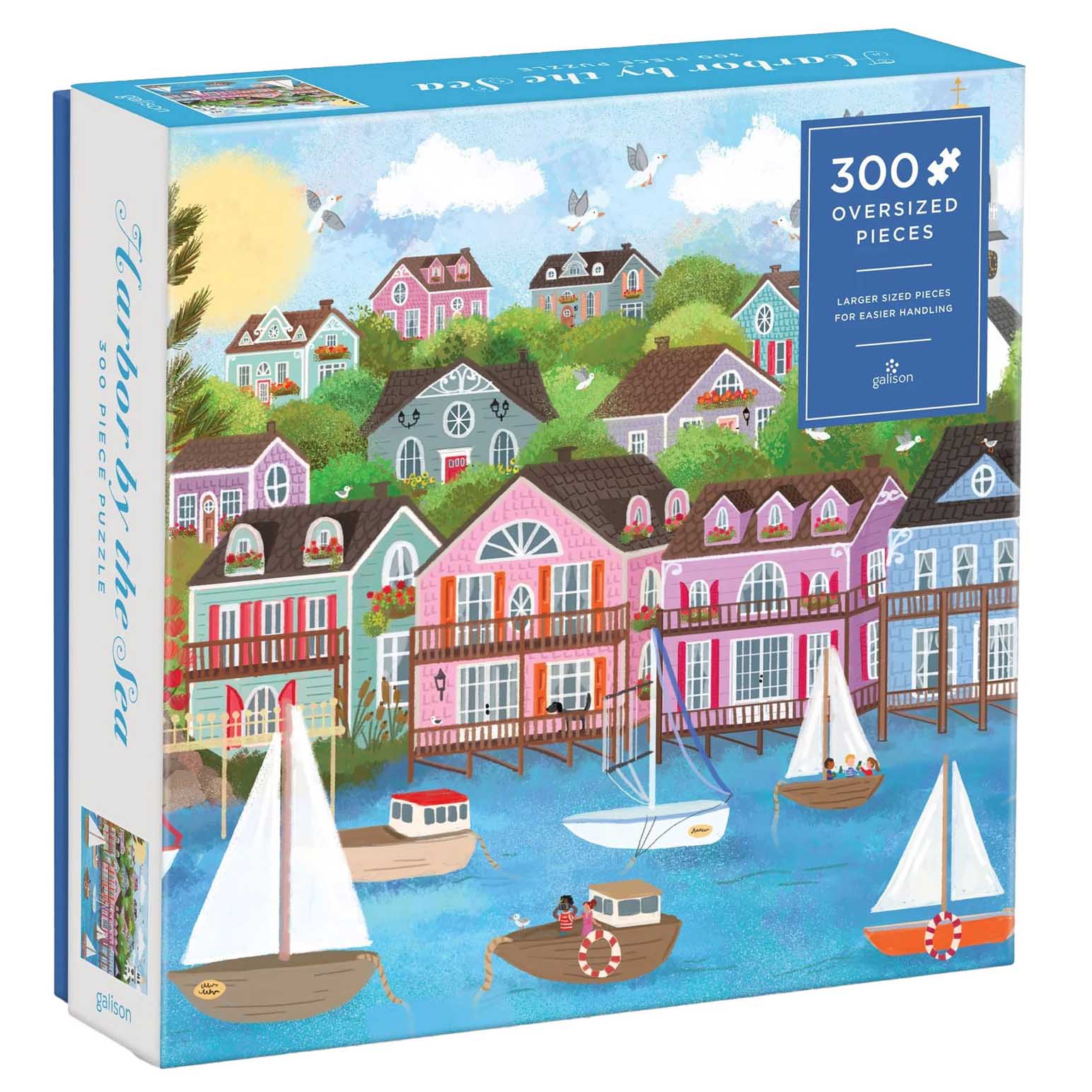 Galison Joy Laforme Harbor by the Sea 300 Piece Puzzle