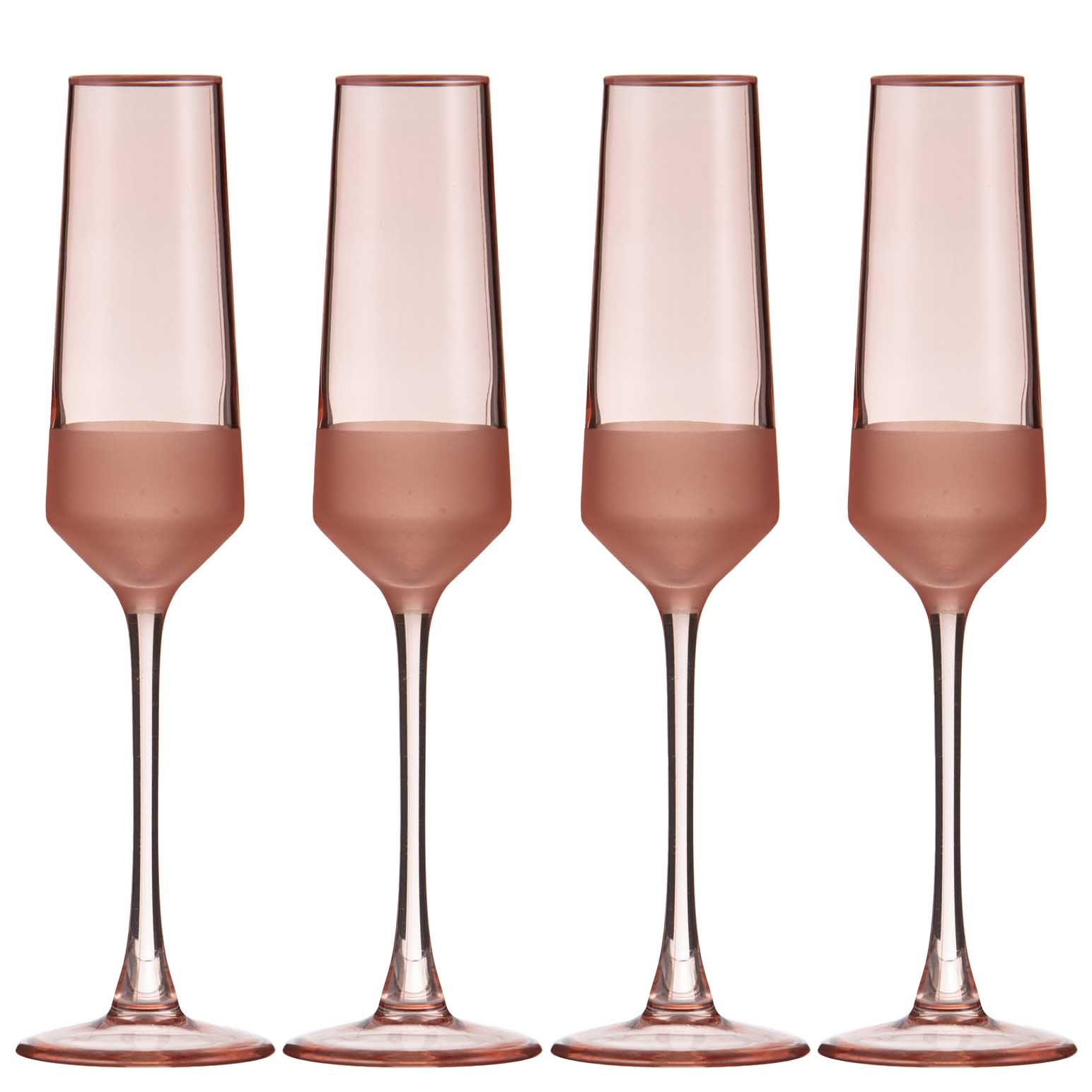 Ladelle Panama Coral 4Pk Champagne Glass