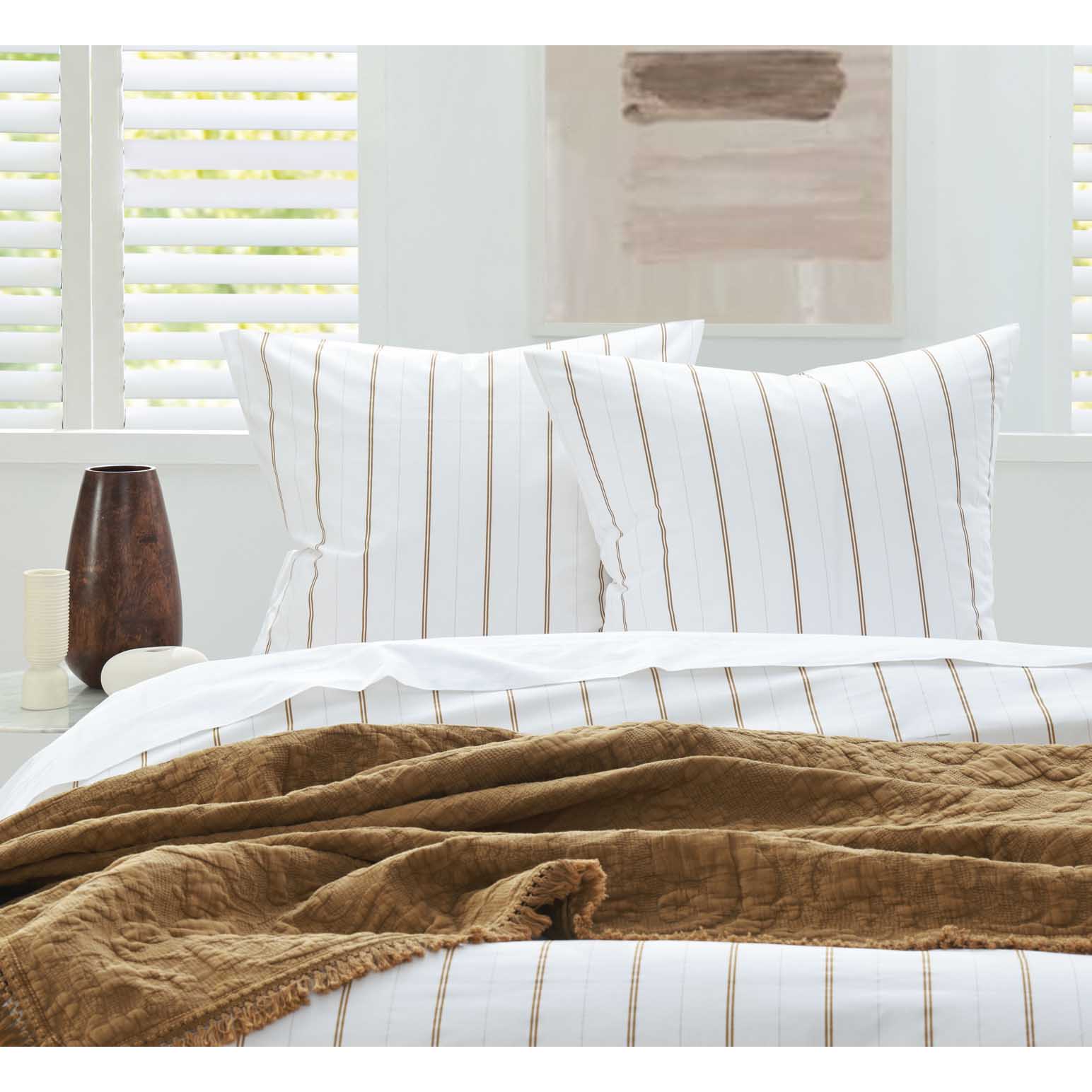 MM Linen Cape Stripe Euro Set