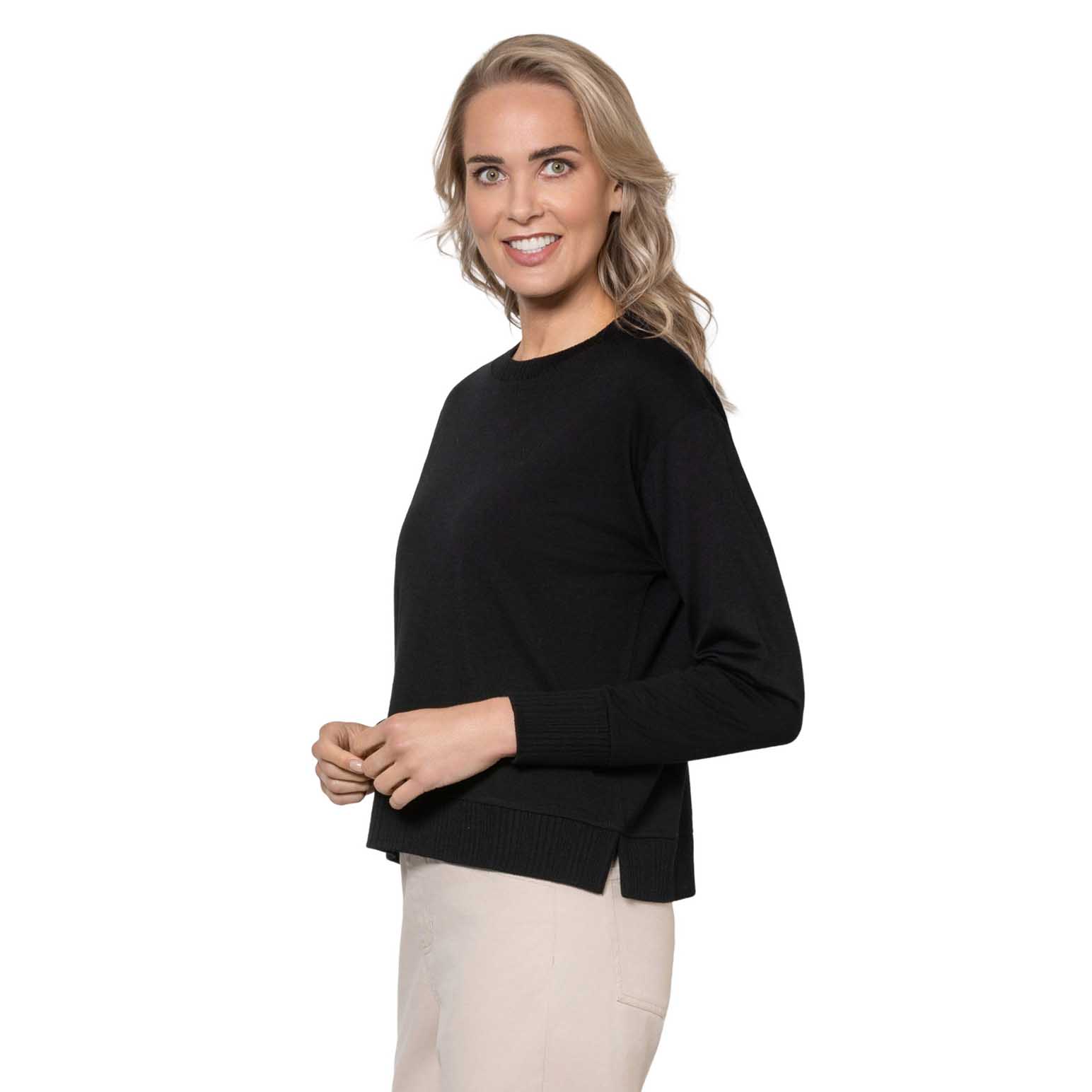 B Essentials by Ballantynes Rib Trim Jumper